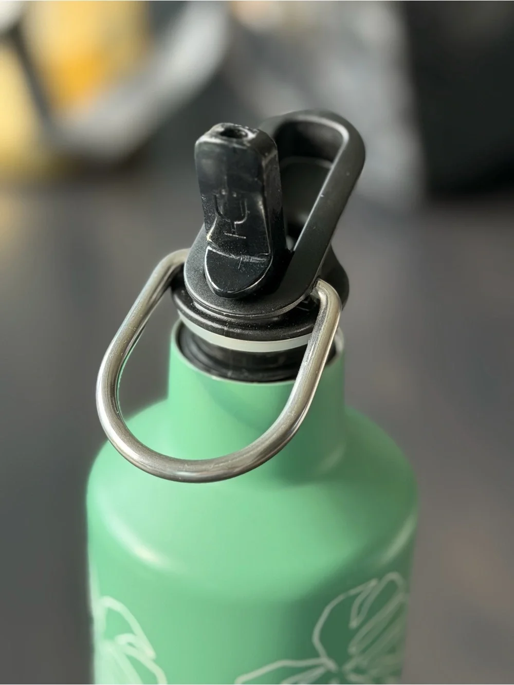 BrüMate Rehydration 25 oz Green Monstera Leaf Water Bottle